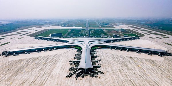 成都天府國際機場采用錦榮高反射粉末涂料案例